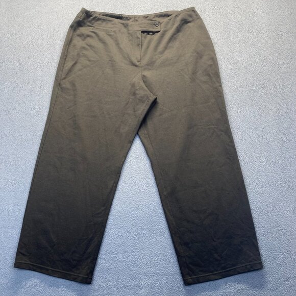 Eileen Fisher Dress Pants Women's Size 3X,Zipper,Stretch,Wide Leg - Picture 1 of 9